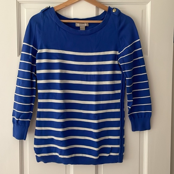 Banana Republic Striped 3/4 Sleeve Sweater - Picture 4 of 6